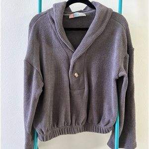 Free People Beach Terry Pullover Sweater